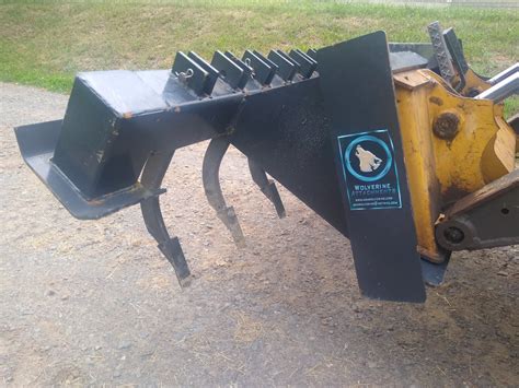 mini skid steer scarifier|himac ripper scarifier for skidsteer.